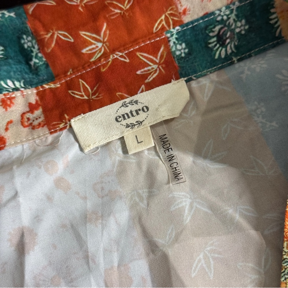 Entro Multicolor Patchwork Maxi Dress - Picture 8 of 14